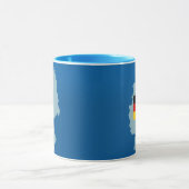 Mug Drapeau et carte de l'Allemagne (Centre)