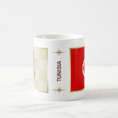 Mug Drapeau et Carte de Tunisie (Centre)