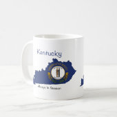 Mug Drapeau et carte du Kentucky (Devant gauche)