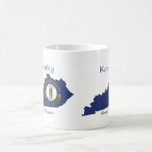 Mug Drapeau et carte du Kentucky (Centre)