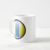 Mug Drapeau et escudo des Iles Canaries (Devant gauche)
