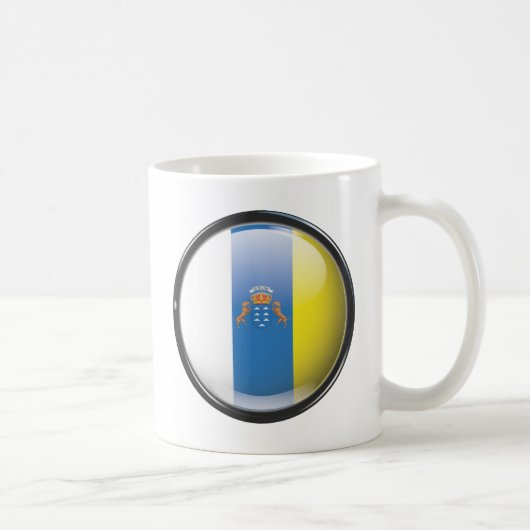 Mug Drapeau et escudo des Iles Canaries (Droite)