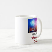 Mug Drapeau et feux d'artifice de la Journée du Canada (Devant droit)