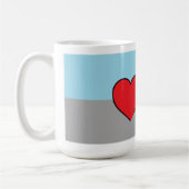 Mug Drapeau et symbole de la fierté autosexuelle (Gauche)