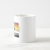 Mug Drapeau et symbole de la fierté de l'ours peint (Centre)
