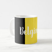 Mug Drapeau et texte de Belgique (Devant gauche)