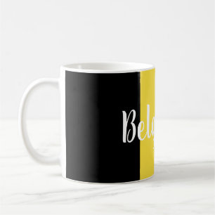 Mug Drapeau et texte de Belgique