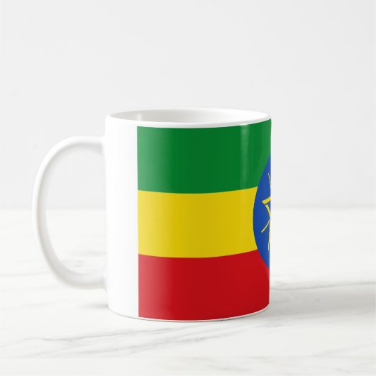 Mug Drapeau éthiopien (Gauche)