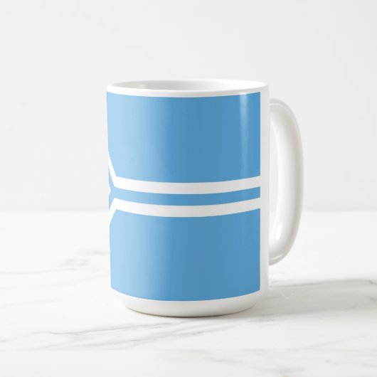 Mug Drapeau ethnique Tuva tuviniens sibérie (Devant droit)