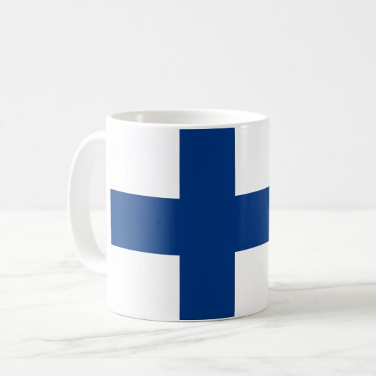 Mug Drapeau finlandais (Devant gauche)