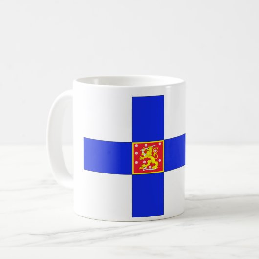 Mug Drapeau finlandais (Devant gauche)
