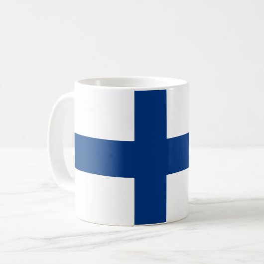 Mug Drapeau finlandais Musique (Devant gauche)