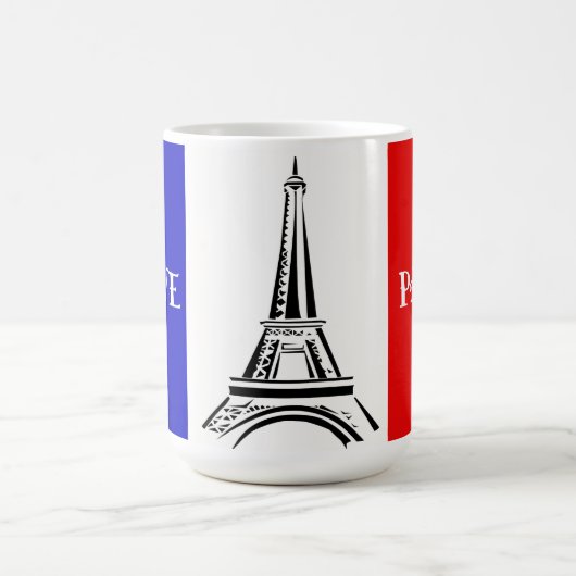 Mug Drapeau Français & Design Tour Eiffel (Centre)