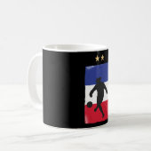 Mug Drapeau français du drapeau français du maillot de (Devant gauche)