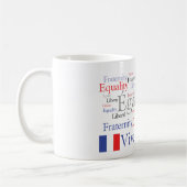 Mug Drapeau français - Liberté, Égalité, Fraternité (Gauche)