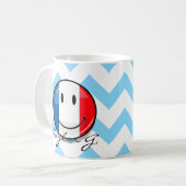 Mug Drapeau français souriant (Devant gauche)