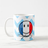 Mug Drapeau français souriant (Gauche)