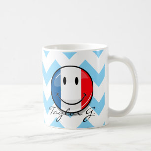 Mug Drapeau français souriant