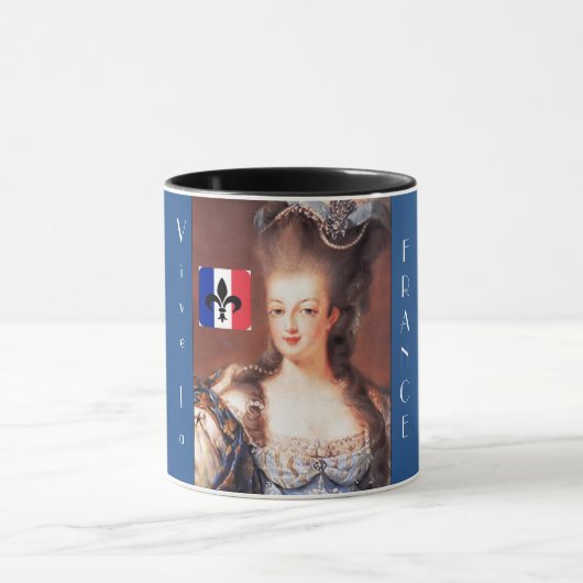 Mug Drapeau français Vive La France Marie Antoinette M (Centre)