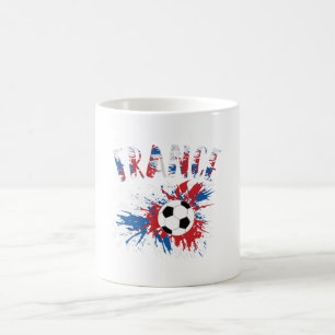 Mug Drapeau France de balle de football
