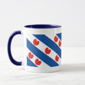 Mug Drapeau frison Friesland Holland (Gauche)