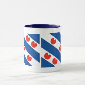 Mug Drapeau frison Friesland Holland (Centre)