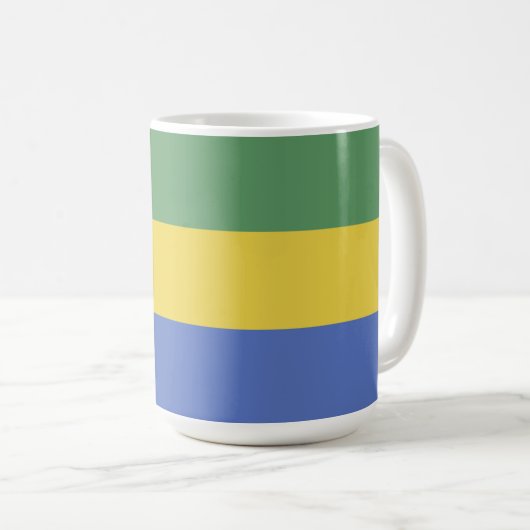 Mug Drapeau Gabon (Devant droit)