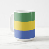 Mug Drapeau Gabon (Devant gauche)