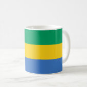 Mug Drapeau gabonais (Gabon) (Devant droit)