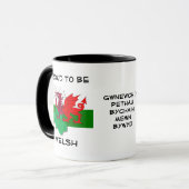 Mug DRAPEAU gallois DE WALES Dragon rouge (Devant gauche)