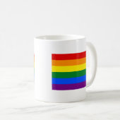 Mug Drapeau Gay pride arc-en-ciel LGBT (Devant droit)