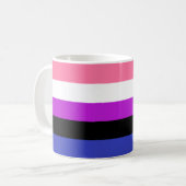Mug Drapeau genderfluid (Devant gauche)