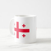 Mug Drapeau géorgien (Devant gauche)