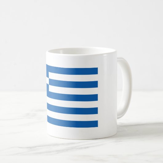 Mug Drapeau grec (Devant droit)