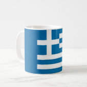 Mug Drapeau grec cool (Devant gauche)