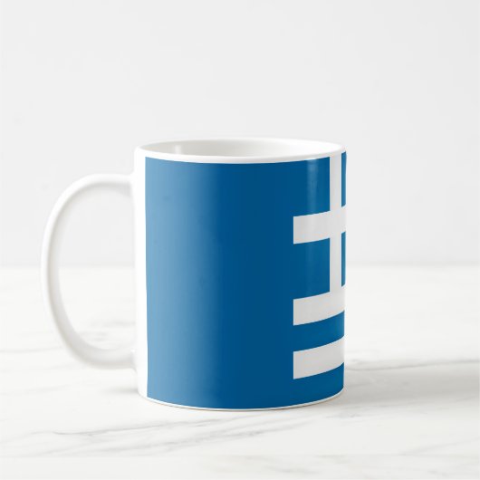 Mug Drapeau grec cool (Gauche)