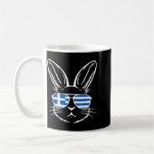 Mug Drapeau grec de Grèce Lapin de Pâques orthodoxe gr (Gauche)