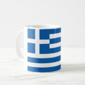 Mug Drapeau (grec) de la Grèce (Devant gauche)