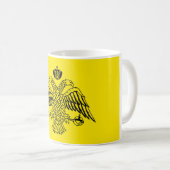 Mug Drapeau grec le mont Athos d'église orthodoxe (Devant droit)