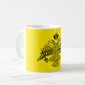 Mug Drapeau grec le mont Athos d'église orthodoxe (Devant gauche)