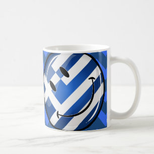 Mug Drapeau grec souriant