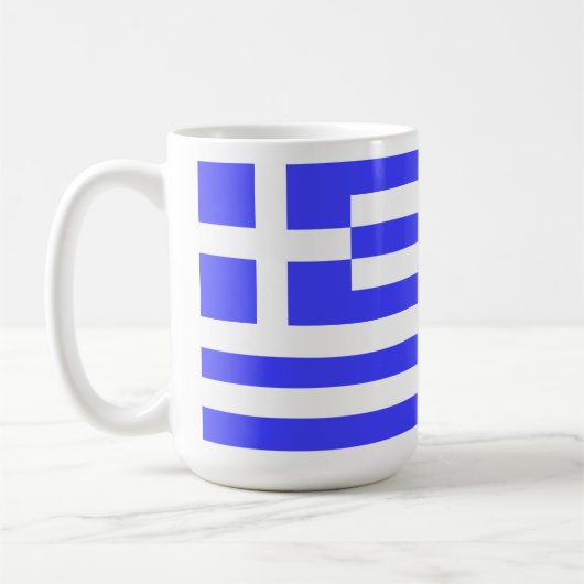 Mug Drapeau grec total (Gauche)