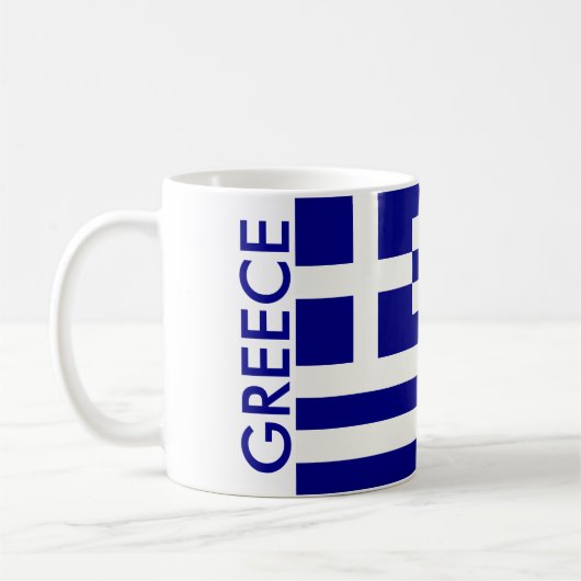 MUG DRAPEAU GRÈCE (Gauche)