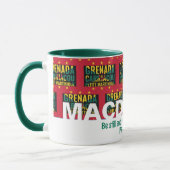 Mug Drapeau Grenada Carriacou Citation chrétienne pers (Gauche)