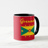 Mug Drapeau Grenade Grenade Caraïbes Carnival Mas (Devant droit)