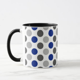 Mug Drapeau Greygender Pride Couleurs À petits pois