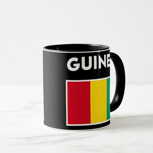 Mug Drapeau Guinée (Devant droit)