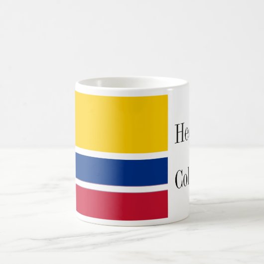 Mug Drapeau Hecho en Colombie  (Centre)
