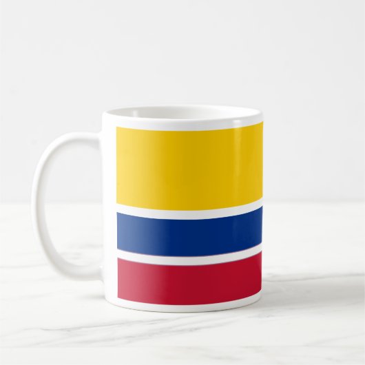 Mug Drapeau Hecho en Colombie  (Gauche)