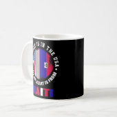 Mug Drapeau Héritage Patriote Coeur Haïti (Devant gauche)
